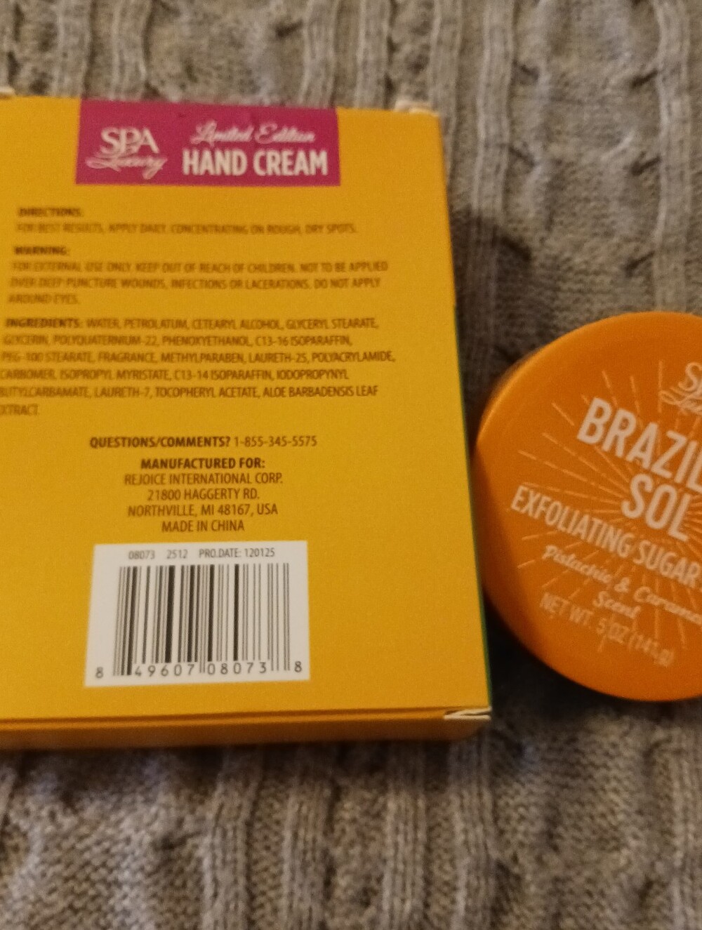 NWT Brazilian Sol Sugar Scrub, Hand Cream, Brazilian Flora Hand Cream - Picture 4 of 5